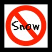 no snow
