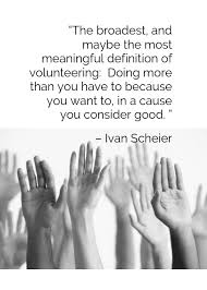 definition of volunteer